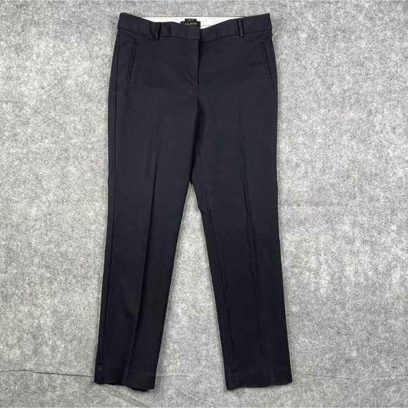 Talbots Newport Pants Size 12 Black Pleated Career Office Trouser - Picture 1 of 9